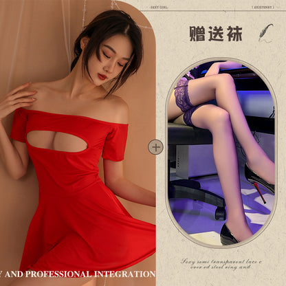 Sheer Cut-out Nightie