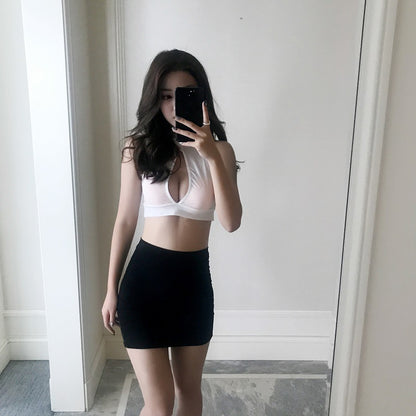 Open-Back Maid Apron