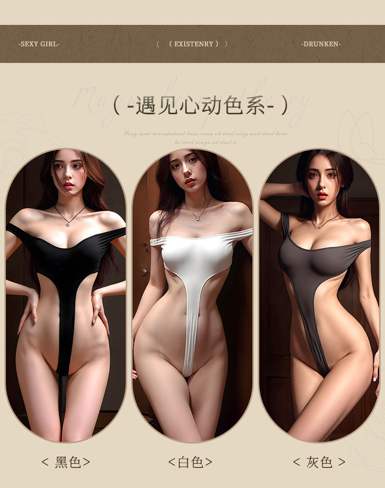 Open Crotch Teddy Set