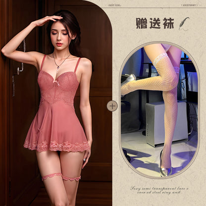 Push-up Lace Chemise