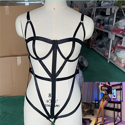 Lace-up Cut-out Teddy