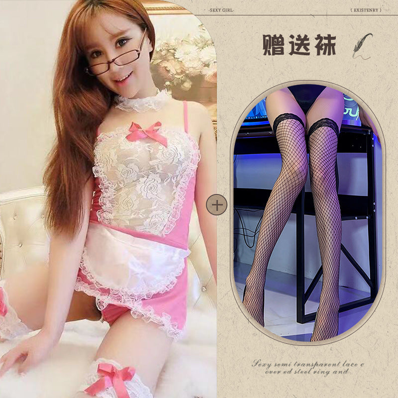 Maid Lace Apron Set