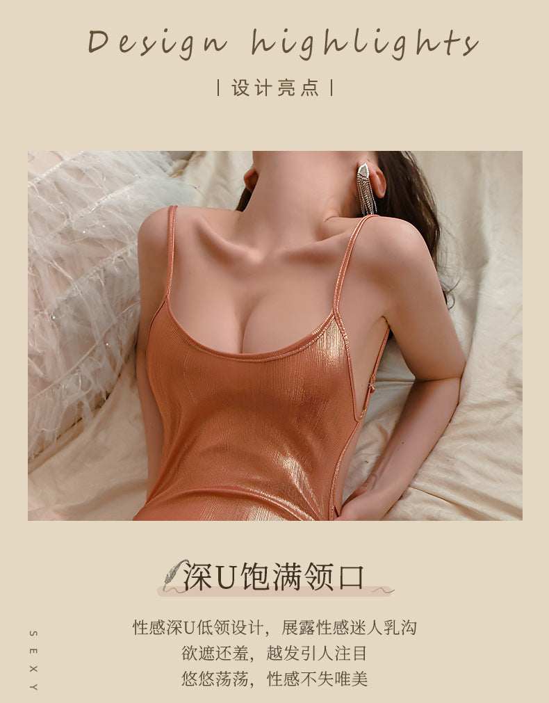 Deep V Garter Nightclub Dress Set