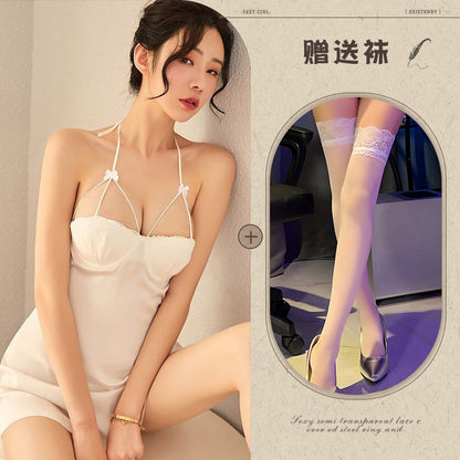 Backless Cut-Out Chemise
