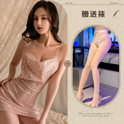 Club Sheer Dress Set 