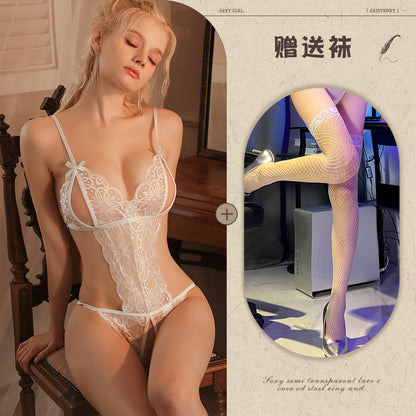 Sheer Cut-out Bodysuit