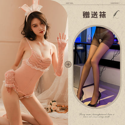 Bunny Open Crotch Set 