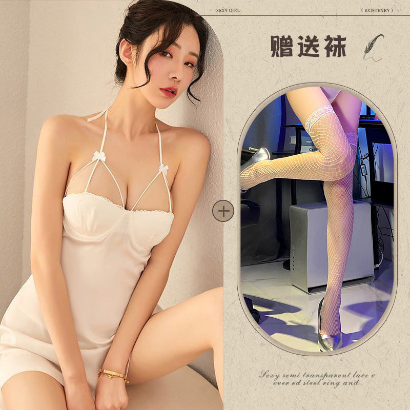 Backless Cut-Out Chemise