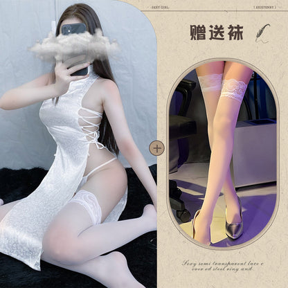 Side-Slit Qipao Set