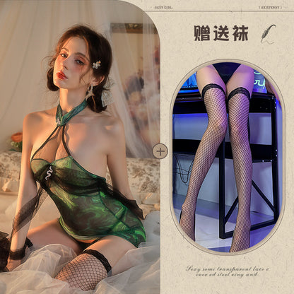 Sheer Robe & Bikini Set