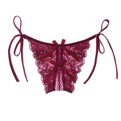 Lace-up G-string