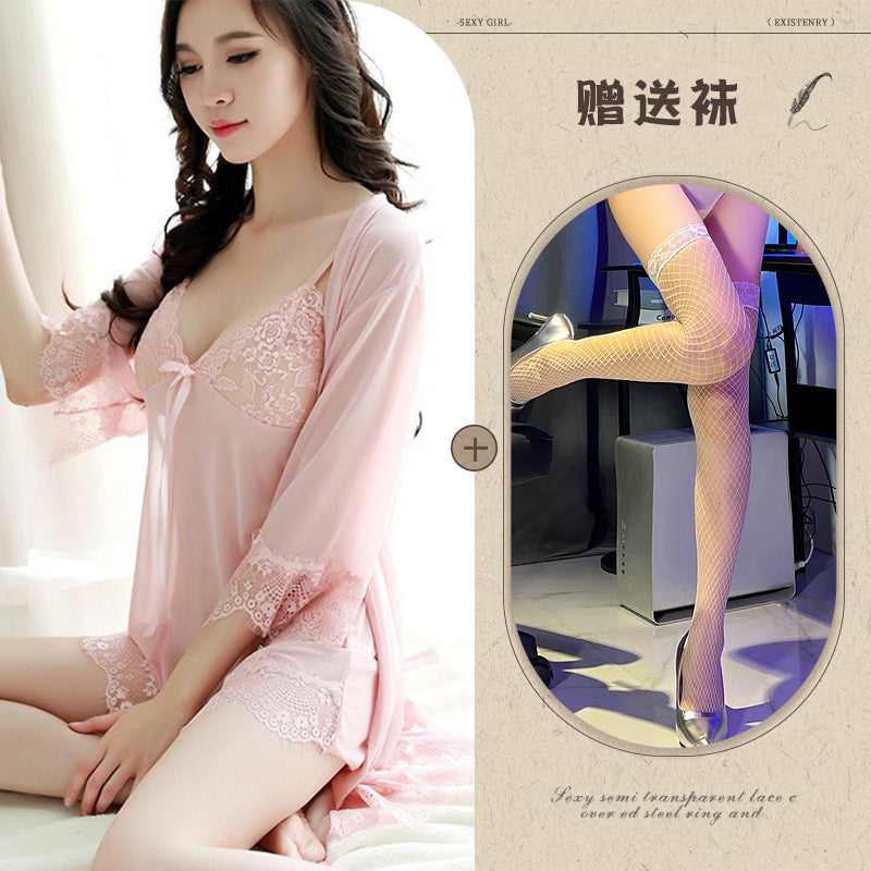 Plus Size Sheer Chemise