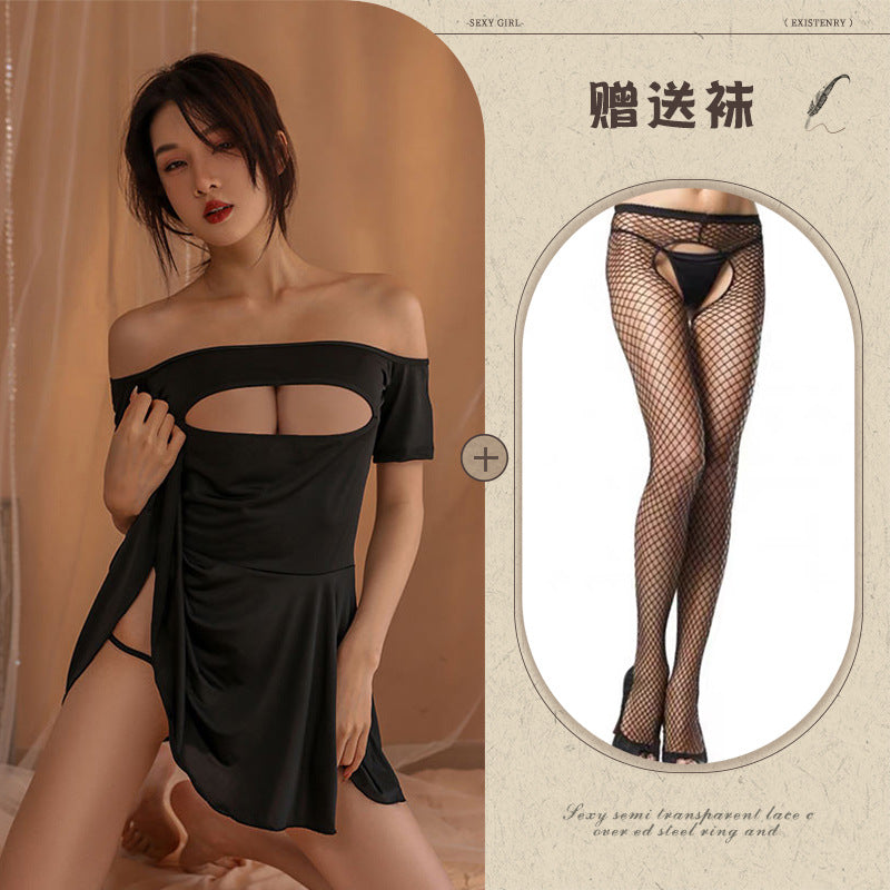 Sheer Cut-out Nightie