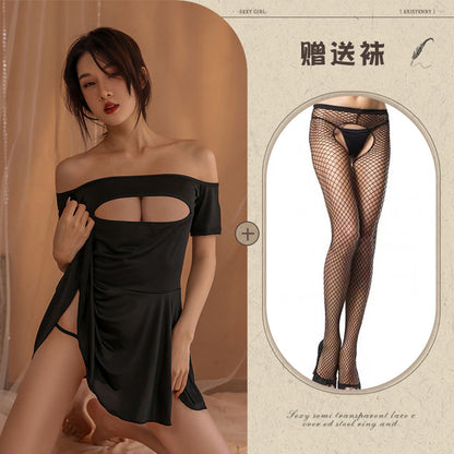 Sheer Cut-out Nightie