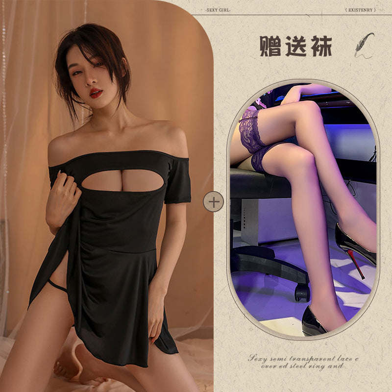 Sheer Cut-out Nightie