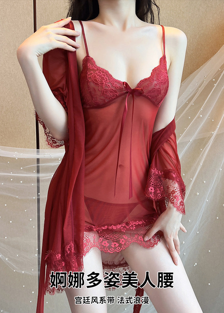 Plus Size Sheer Chemise