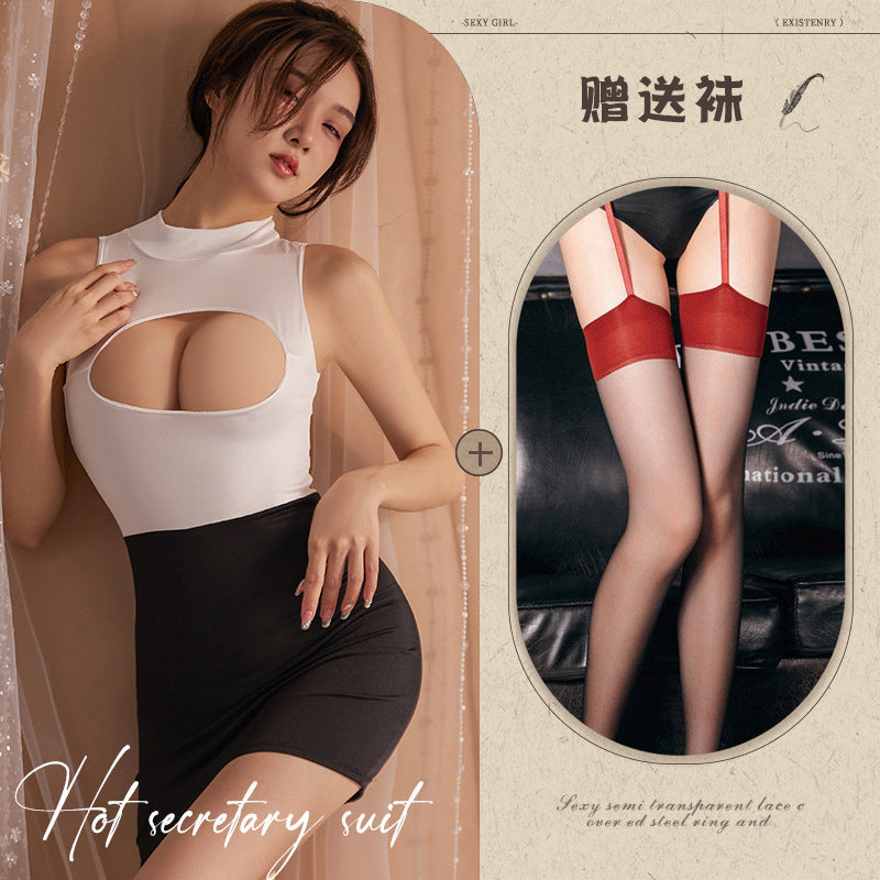Secretary Bodysuit Lingerie Set