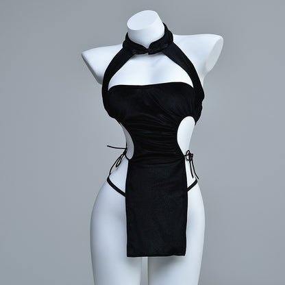 High-Slit Qipao Teddy