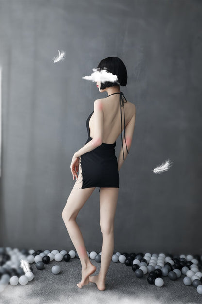 Lace Backless Nightdress 