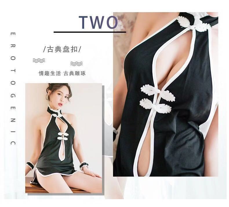 High-Slit Qipao Dress