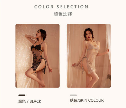 Lace Tie-front Chemise
