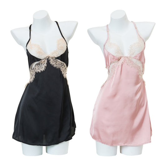 Silk Slit Nightdress 