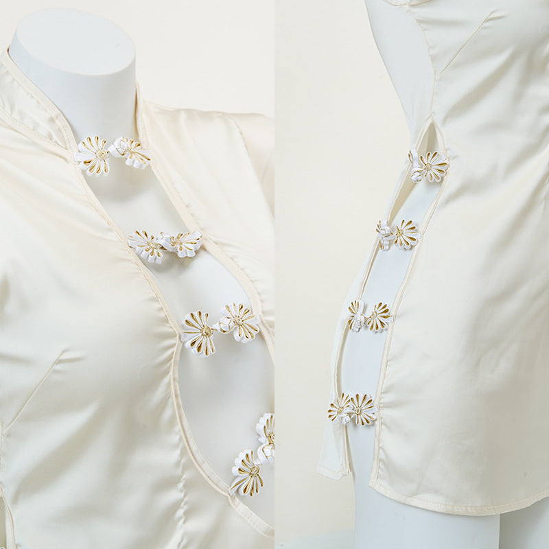 Cut-out Qipao Lingerie