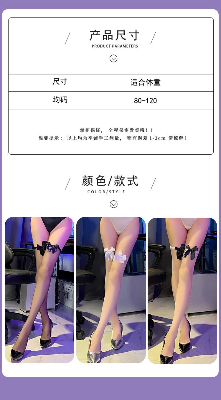 Sheer Bow Stockings