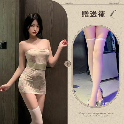 Embroidered Kimono Dress