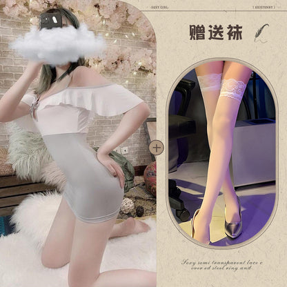 Silk Secretary Dress