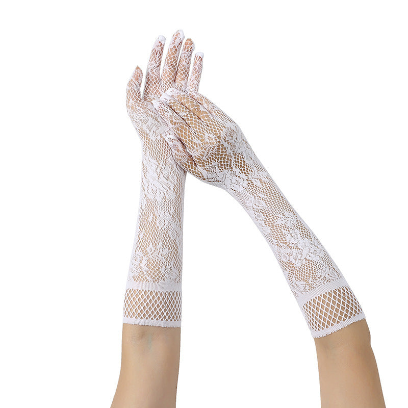 Lace Gloves & Stockings