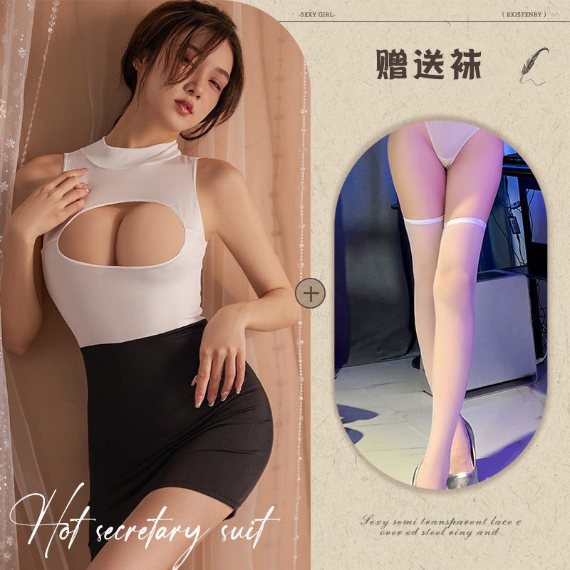Secretary Bodysuit Lingerie Set