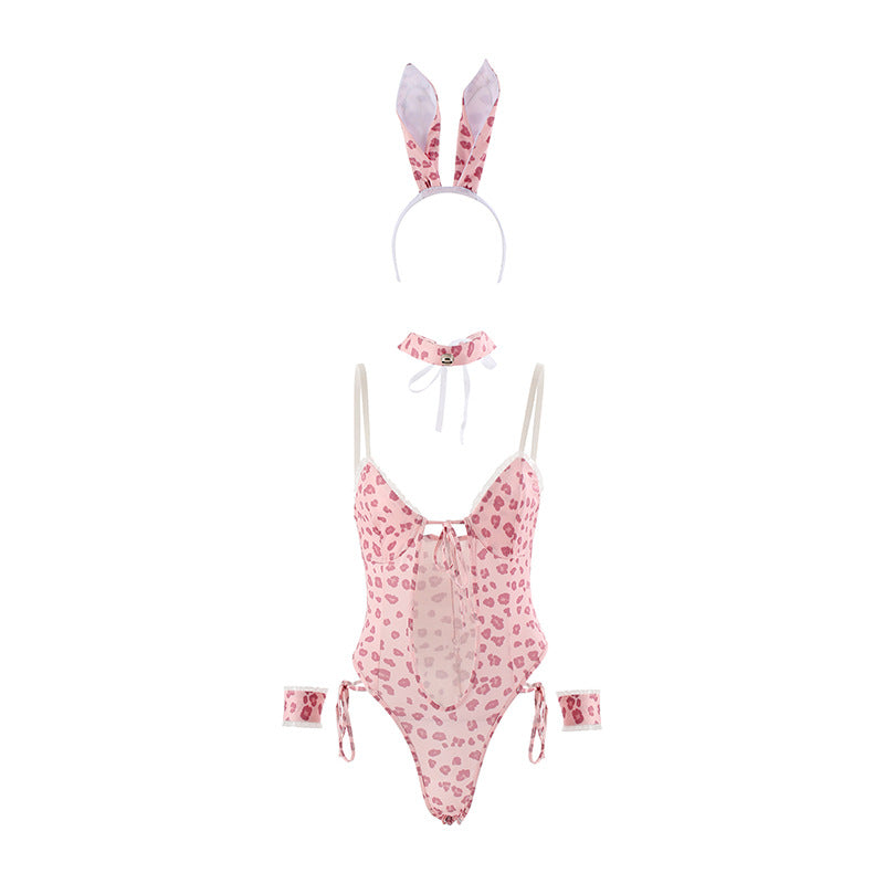 Open Crotch Bunny Set