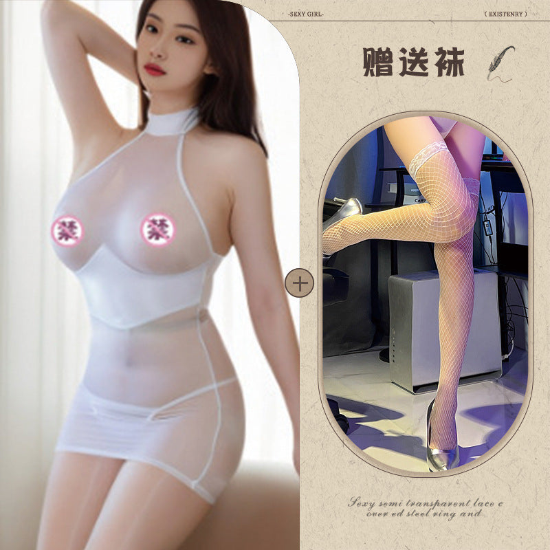 Sheer Secretary Dress