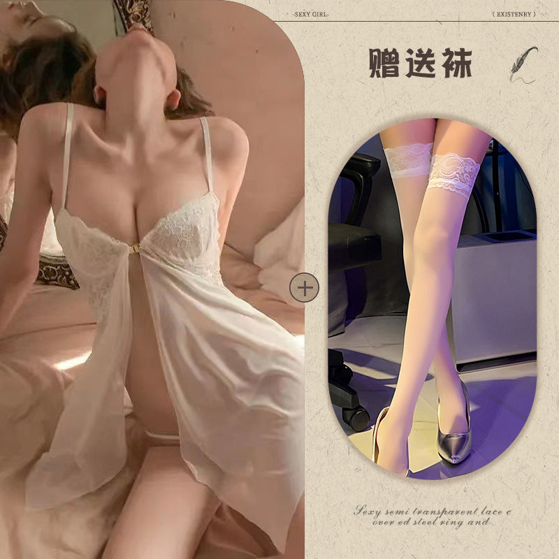 Sheer Steel Boned Chemise