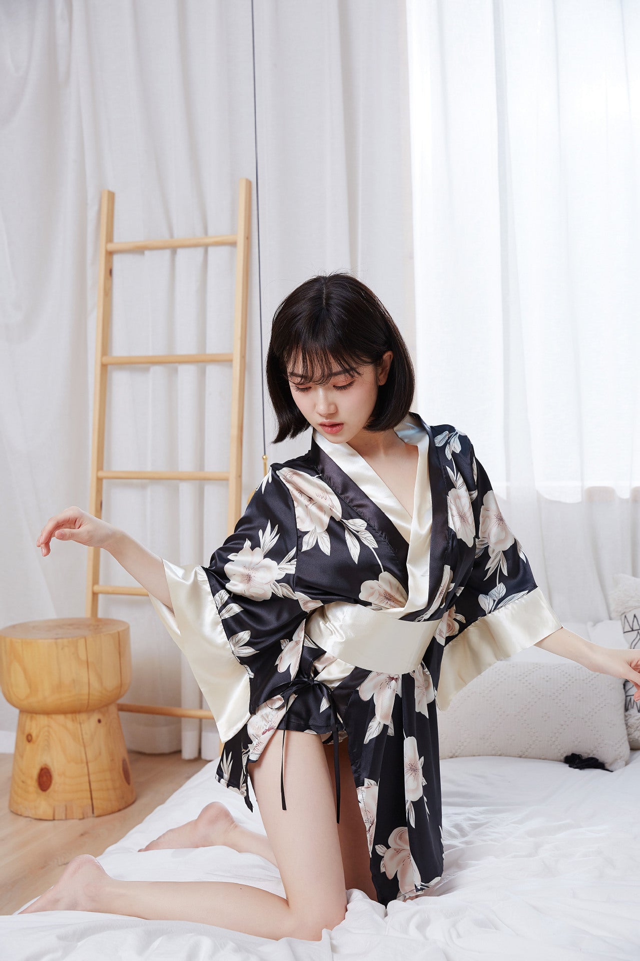 Floral Kimono Set