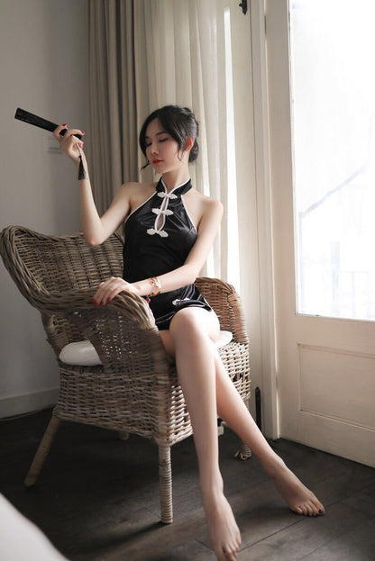 High-Slit Cheongsam Lingerie