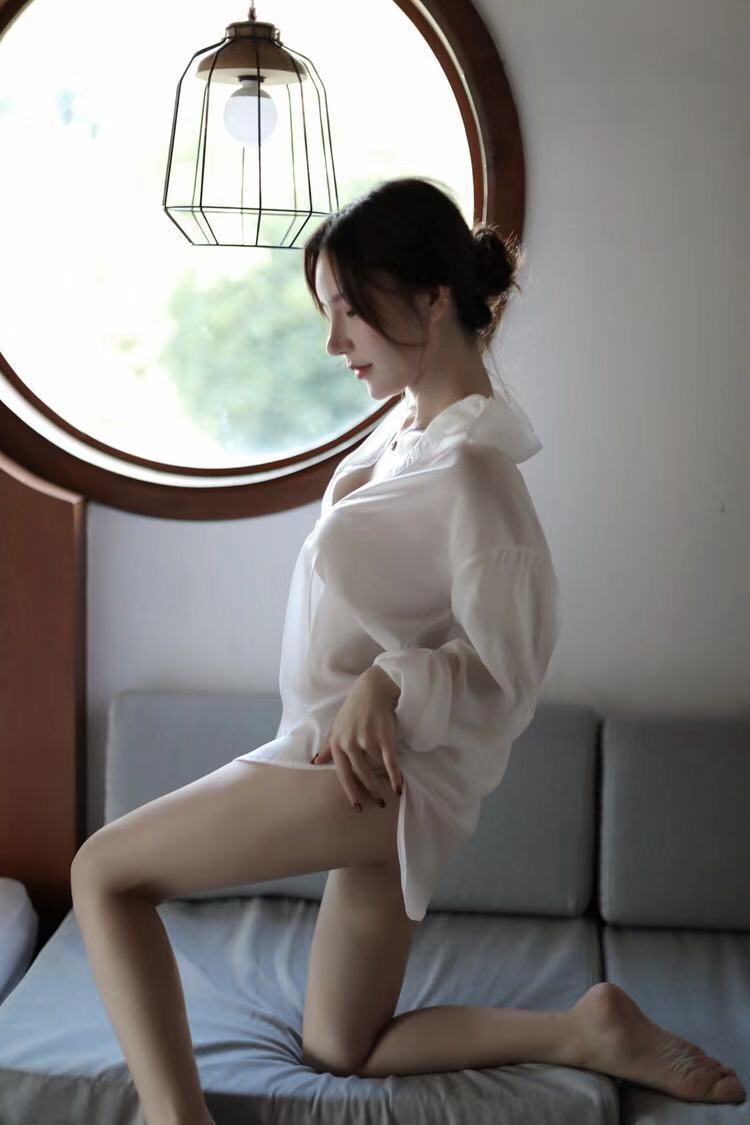 Sheer White Shirt Dress