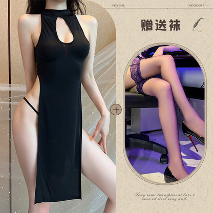 Backless Qipao Teddy 