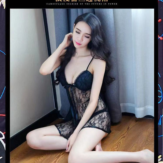 Short Sheer Babydoll Robe