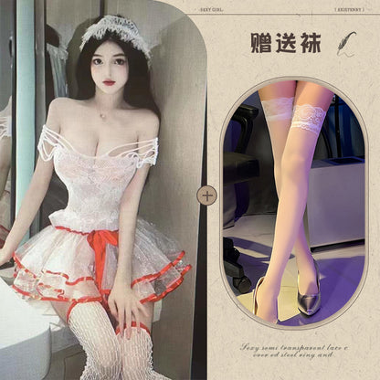 Sheer Slit Nightdress