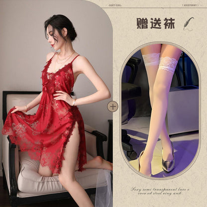 Silk Slit Nightdress