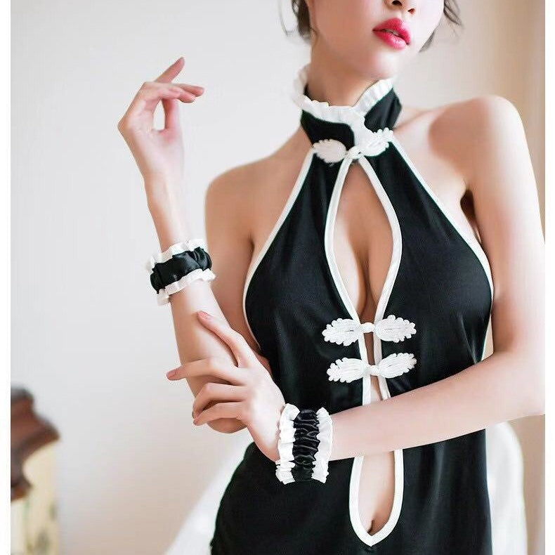 High-Slit Qipao Dress
