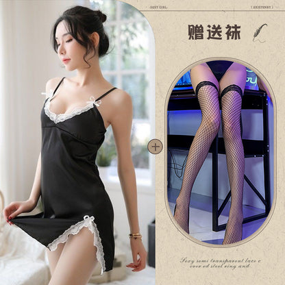 Sheer Slit Nightdress