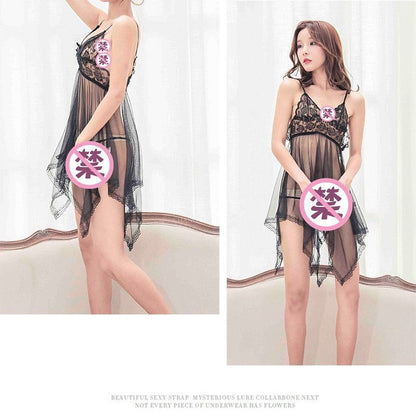 Plus Size Mesh Chemise