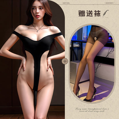 Open Crotch Teddy Set