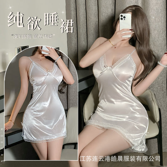Sexy Underwear Slip Nightdress Lace Pajamas