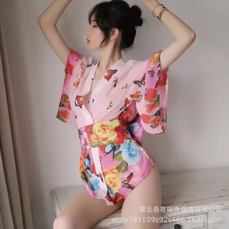 Floral Kimono Set