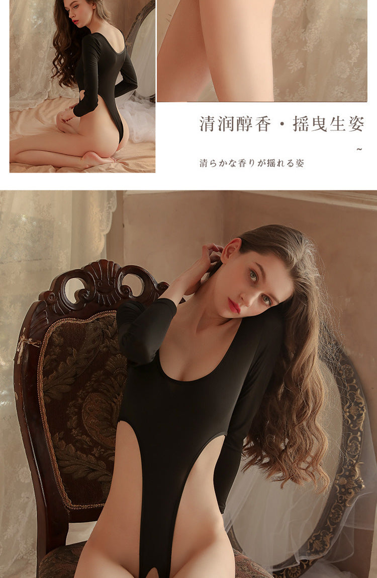Open Crotch Lace Teddy
