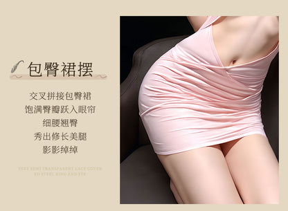 Sheer Secretary Dress